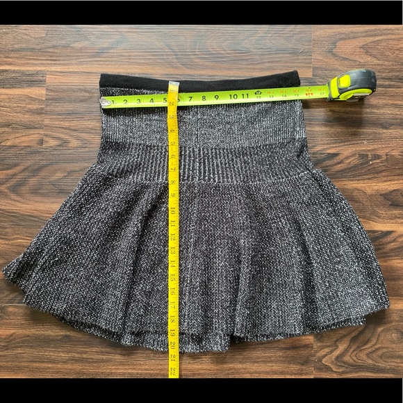 Knit flared skirt with waistband - Picture 2 of 4